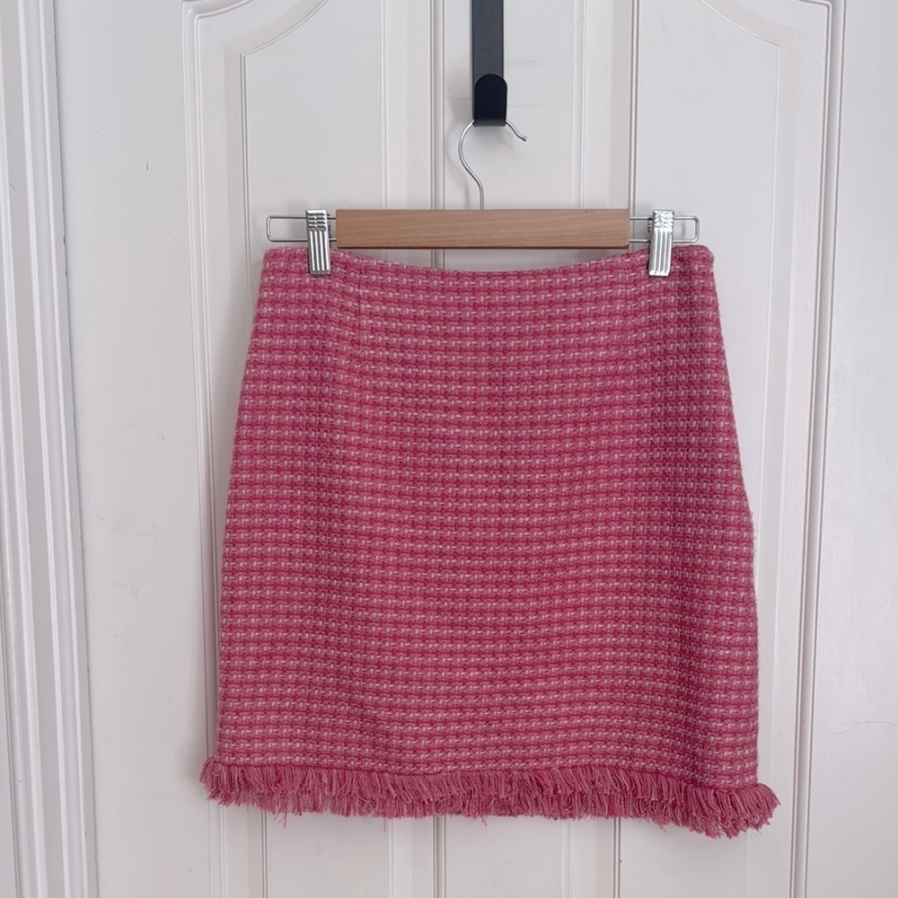 I.N.C Saleinternational Concept Pink And White Skirt